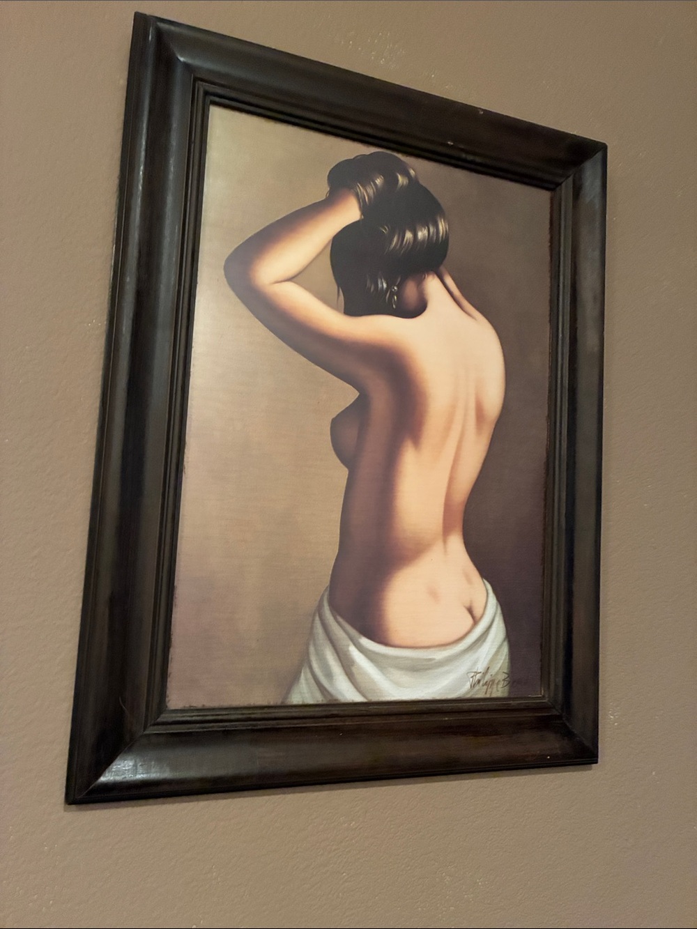 Philippe Boudoy Spain Vintage Nude Lady Print Lithography